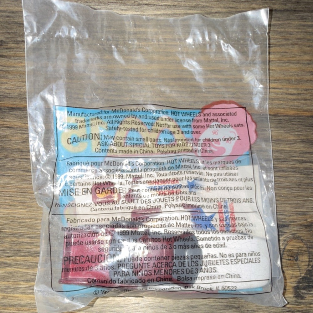 Hot Wheels McDonald's Happy Meal Toy Lot - 1999 NIP - Picture 10 of 11